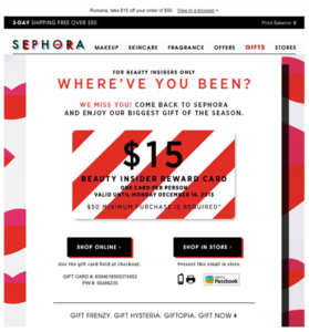 sephora customer journey example